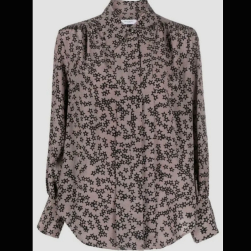 Equipment Finn Button Up Silk Blouse size Large